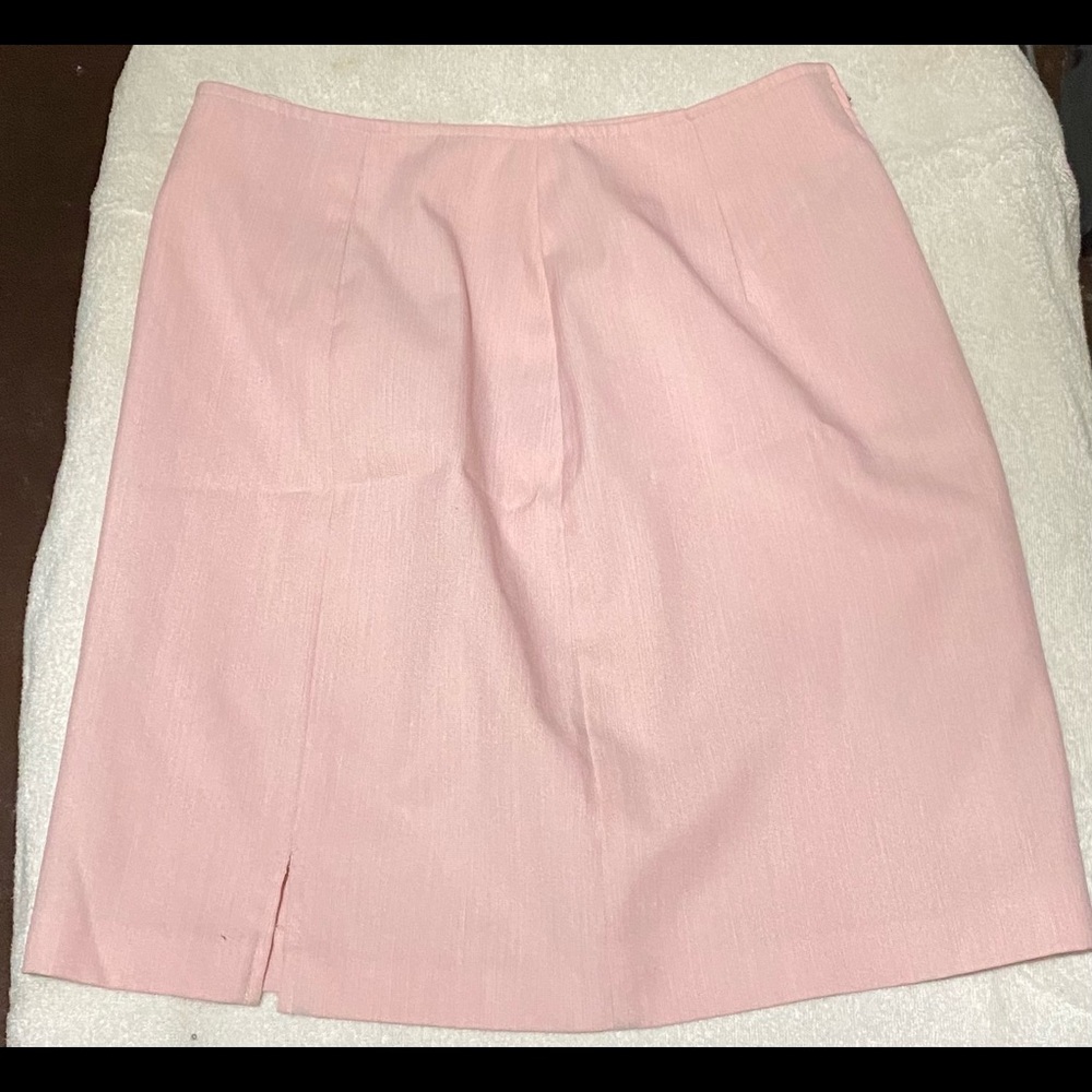 Beautiful pink skirt.